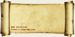 Danijela Tanasković vizit kartica